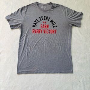 Under Armour Gray Graphic Men's Running Tee
